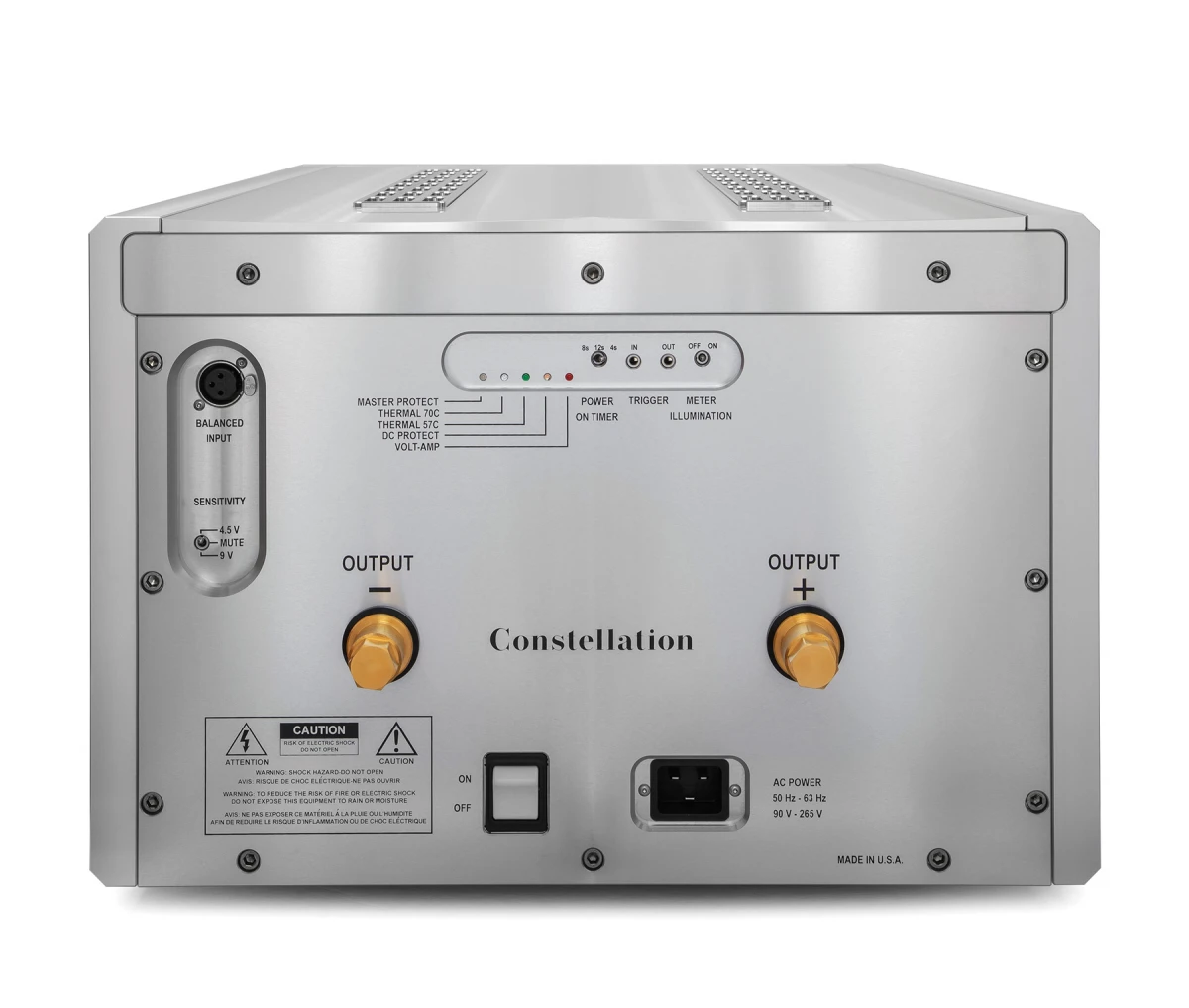 Two Giants from Constellation Audio: Statement Mono Amplifier and Statement Stereo Amplifier