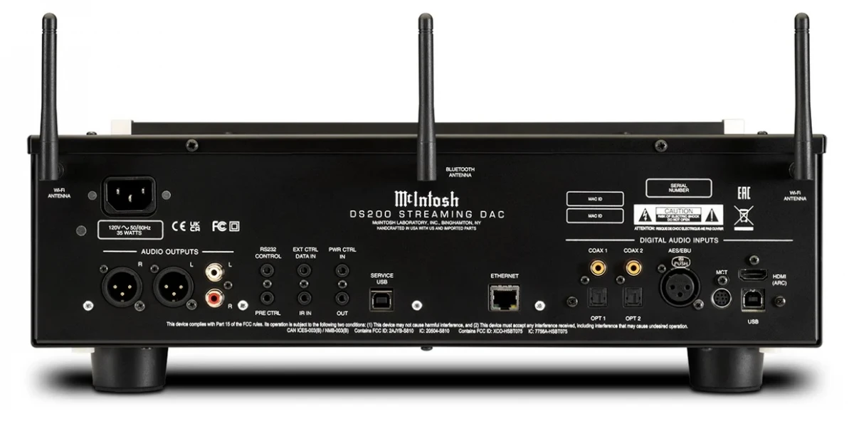 McIntosh DS200 Streaming DAC