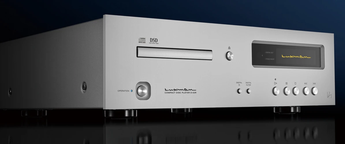 Luxman D-03R – New CD Player With External DSD-DAC Function